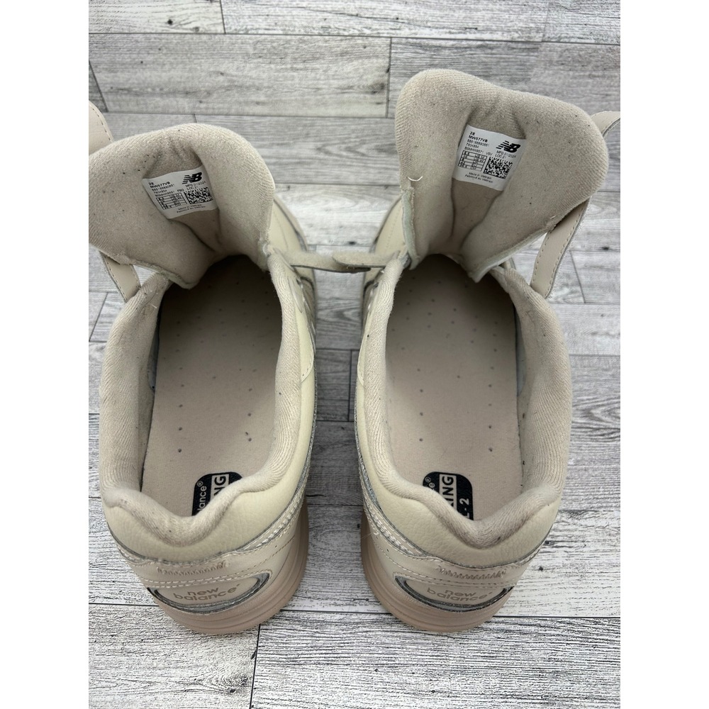 New Balance‎ 577 Walking Shoe Beige Leather Hook and Loop Strap Comfort 8.5M - Picture 8 of 12